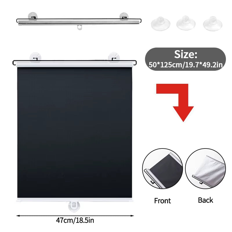 Retractable Sunshade Thermal Insulation Shutter