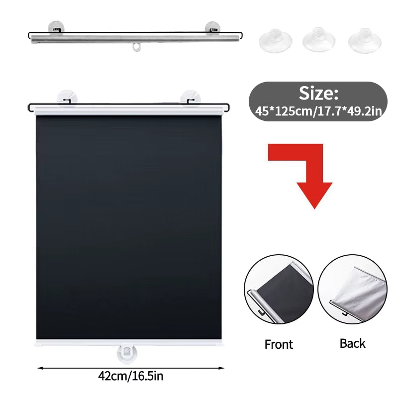 Retractable Sunshade Thermal Insulation Shutter